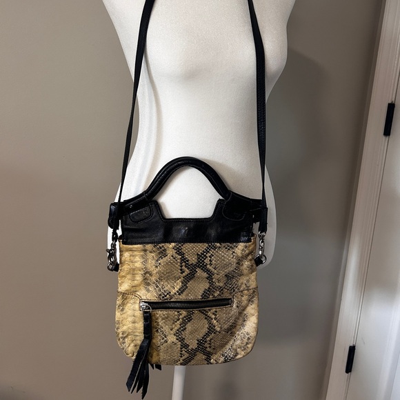 Foley + Corinna Genuine Snake Leather Bag - Picture 1 of 5